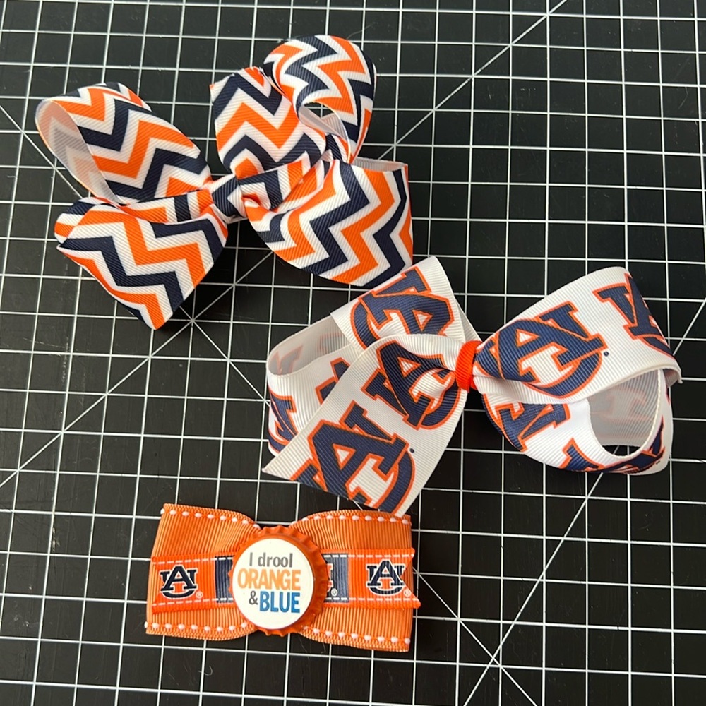 3 Auburn War Eagle Bows